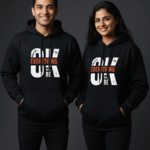 Unisex Hoodie – Everything Will Be OK Design 🌈✨