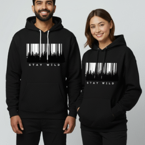 Unisex Hoodie – Stay Wild Design 🐾🔥