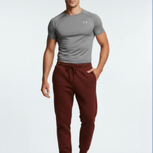 Premium Maroon Unisex Joggers – Comfort Fit